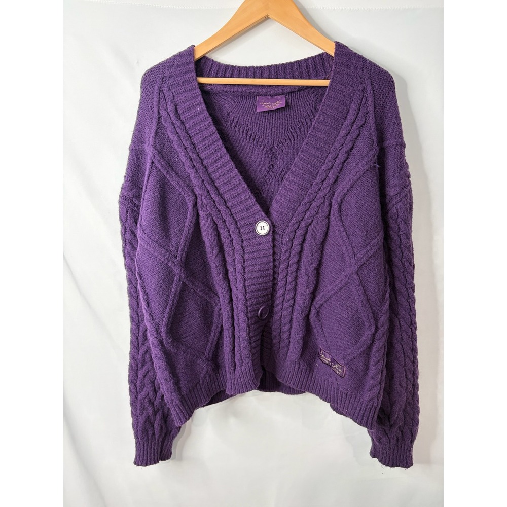 Taylor Swift Speak Now Taylors Version Purple Cardigan Star Embroidery MD/LG